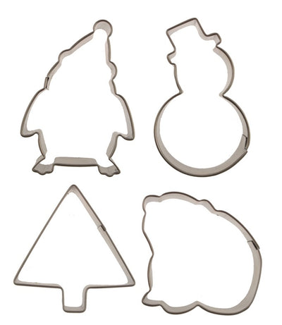 Cupcake cutie mini cookie or fondant cutter set Winter and Christmas