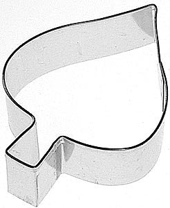 Spade (Ace card suit) cookie cutter