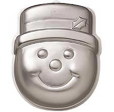 Step by Step Snowman cake pan