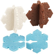 3d Snowflake chocolate mould