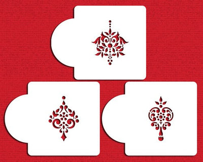 Gem pendant stencil set