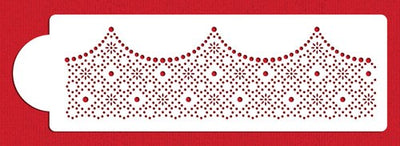 Ella's pearl embroidery lace stencil