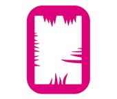 Airbrush stencil Grass