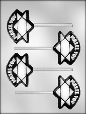 Jewish Mazel Tov lollipop chocolate mould