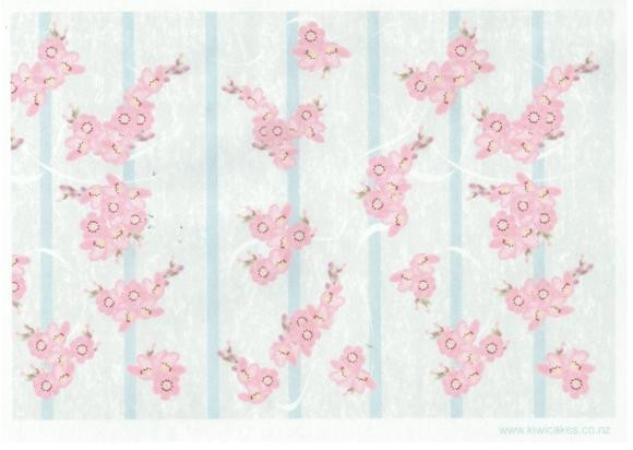 Wafer paper sheet Cherry Blossom BUNCHES