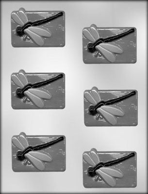 Dragonfly dragonflies bar chocolate mould