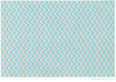 Wafer paper sheet Groovy lines