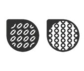 Claire Bowman stencil set 2 Selina Ovals and circles