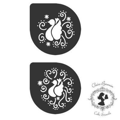 Claire Bowman stencil set 2 Florence Birds