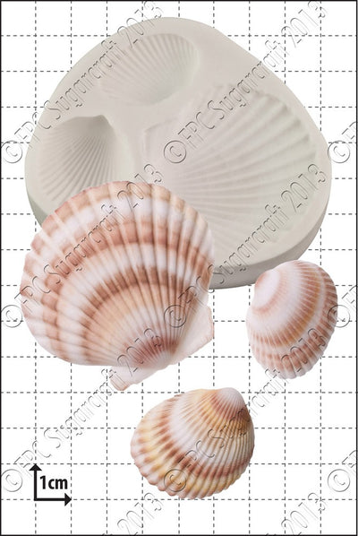 Large seashells shells silicone mould