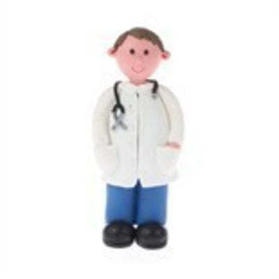 Doctor claydough figurine topper