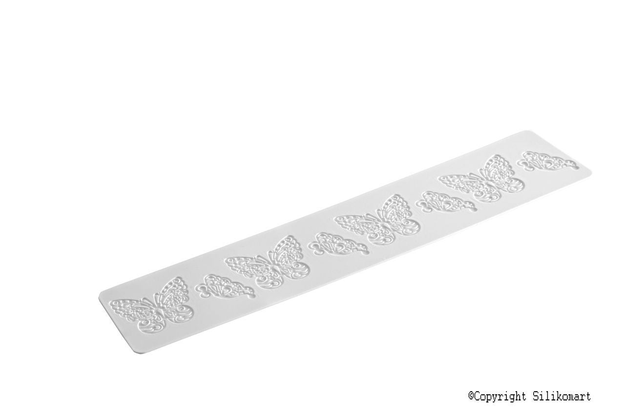 Butterfly Tricot Filigree edible lace mat by Silikomart of Italy