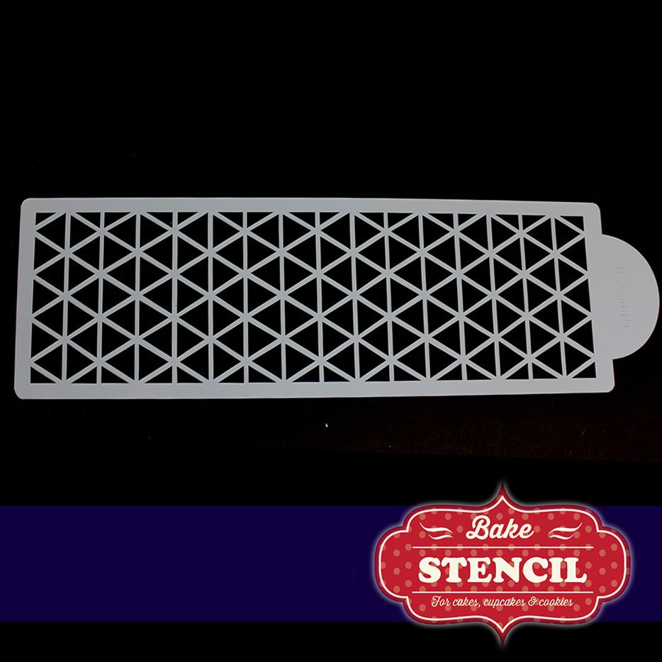 Triangle quilting stencil