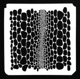 Crocodile skin stencil style 1