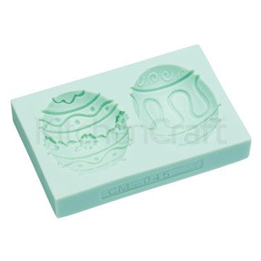 Silicone Easter egg mould 2 cavity