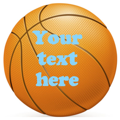 Custom SPORTS edible icing image BASKETBALL