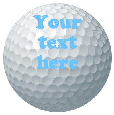 Custom SPORTS edible icing image GOLF