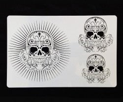 Day Of the Dead stencil No 2