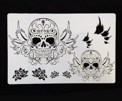 Day Of the Dead stencil No 1