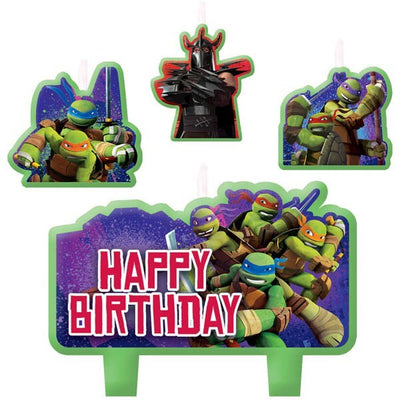 Teenage Mutant Ninja Turtles set 4 candles style no 1