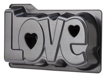 LOVE Valentines Day cake pan