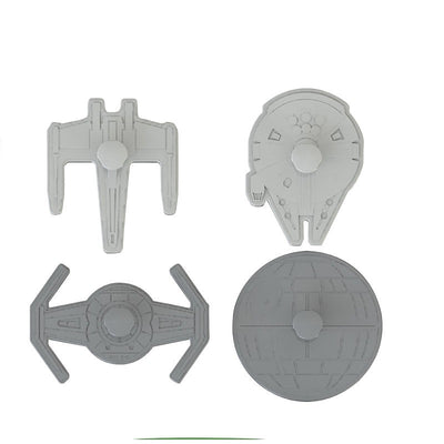 Star Wars Space ships cookie cutter set 4 with embosser