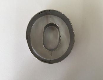 Number cookie cutter Number 0 Zero 5cm Stainless Steel