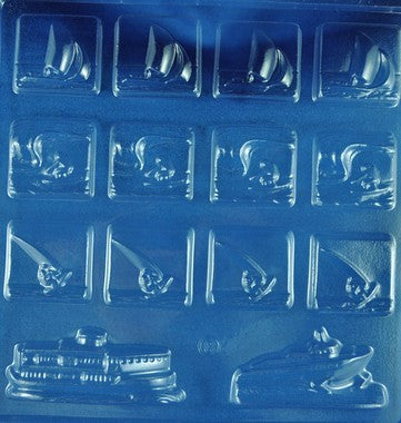 Surfer windsurfer yacht riverboat Sydney ferry chocolate mould