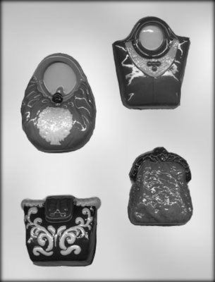 Handbag purse assortment chocolate mould