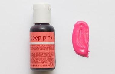 Concentrated food colouring gel paste Deep Pink by Chefmaster
