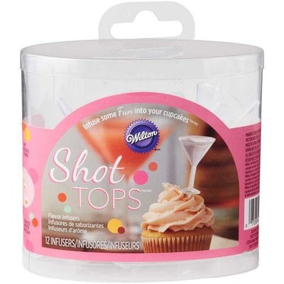 Shot Tops Martini Glass shaped flavour infusers for cupcakes