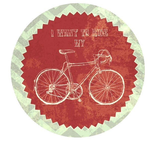 Edible icing image I Want To Ride My Bicycle