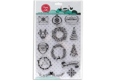 Stamp a Cake Stamp Set Christmas Joy