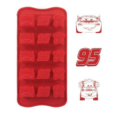 Silicone Chocolate mould Cars lightning McQueen (for icing too)