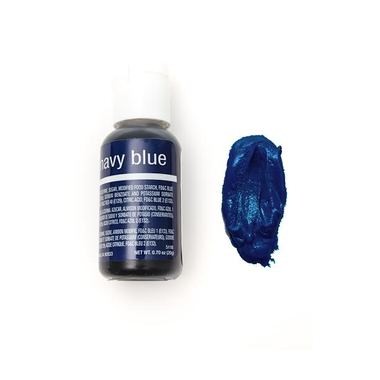 Concentrated food colouring gel paste Navy Blue by Chefmaster