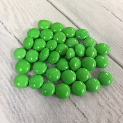 Chocolate drop gems buttons GREEN