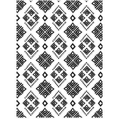 African Soul geometric style Silho stencil