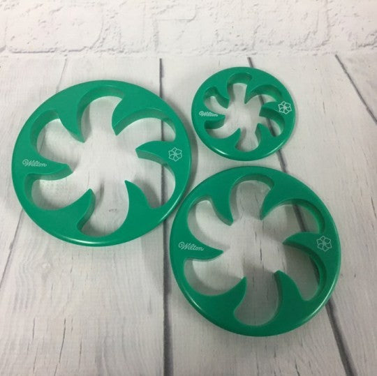 Gardenia flower cutters set 3 Wilton