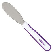 Cupcake spatula for icing and levelling domes