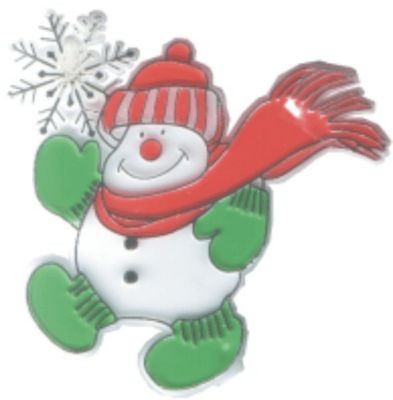 Christmas Snowman cake topper pick