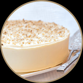 Carrot cake round 9"/22.5cm in store pick up only