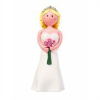 Claydough bride blonde with veil