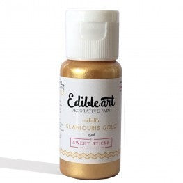 Sweet Sticks Edible Art Paint Metallic Glamourous Gold