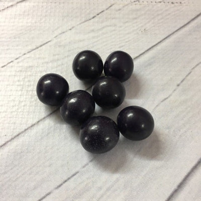 18mm Eggplant Purple chocolate balls or pearls hard shell candy