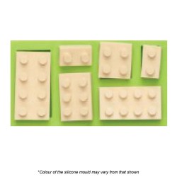 Building blocks silicone mould multi cavity