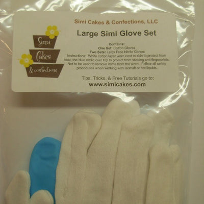 Isomalt handling glove set by Simi Cakes Large Size