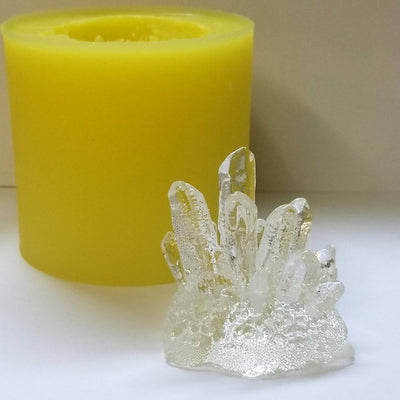 Geode silicone mould for isomalt by Sugar Geek Liz Marek 2 inch