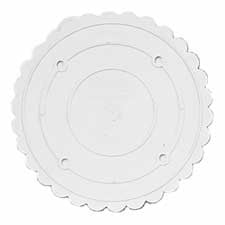 Separator plate (decorator preferred) Scalloped Round 7 inch