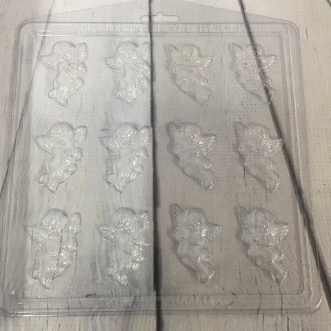 Cherub or Cupid Chocolate mould left & right winged