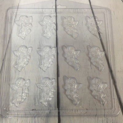 Cherub or Cupid Chocolate mould left & right winged